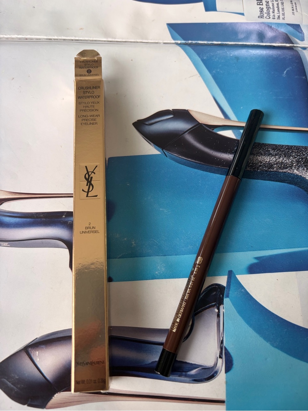 Yves Saint Laurent CRUSHLINER EYELINER PEN WATERPROOF 2 BROWN UNIVERSAL